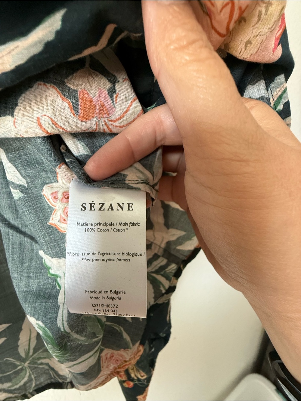 Sezane Chlo Shirt (size 42) - Picture 7 of 9
